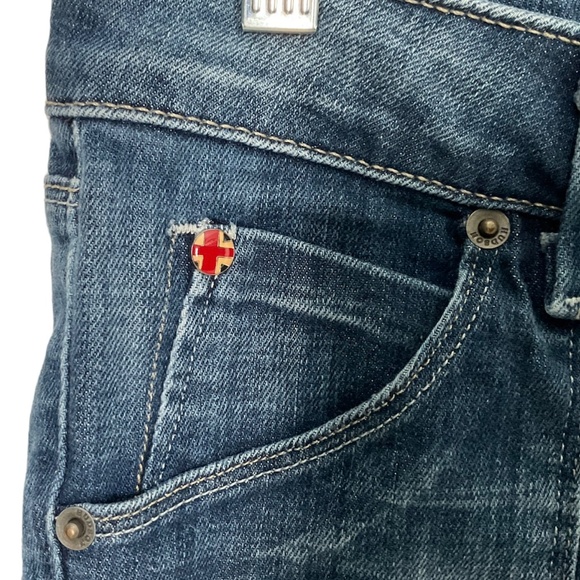 Hudson Jeans * Low-rise Skinny Denim Bermuda Shorts * Size 26 - Picture 4 of 5